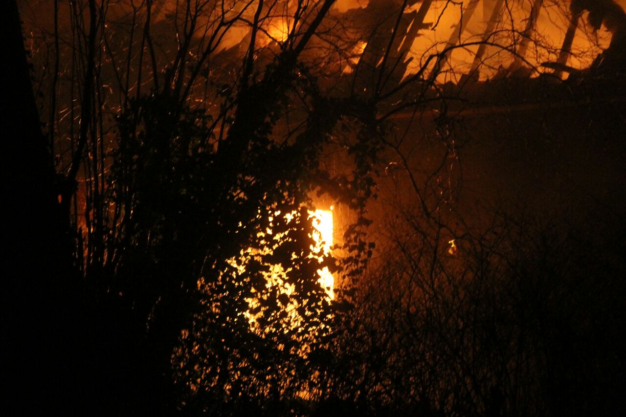112-dokkum Geen asbest bij brand in Kollum vrijgekomen