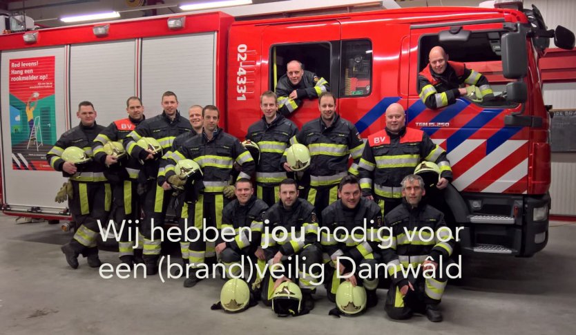  Brandweer Damwâld zoekt nieuwe collega's!