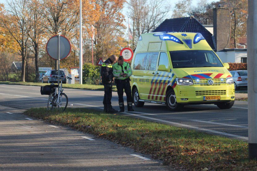 112-dokkum Fietsster gewond op N355 bij Noardburgum