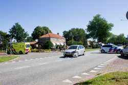 112-dokkum Veel schade bij ongeval door voorrangsfout  op  Rondweg Dokkum