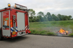 112-dokkum Buitenbranden in Peasens en Dokkum door brandweer geblust
