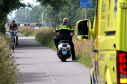 112-dokkum Vrouw gewond na val met scooter