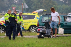 112-dokkum Scooterrijdster gewond bij ongeval Feanwâlden