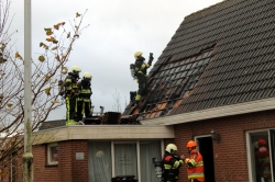 112-dokkum Woning beschadigt na brand onder dak